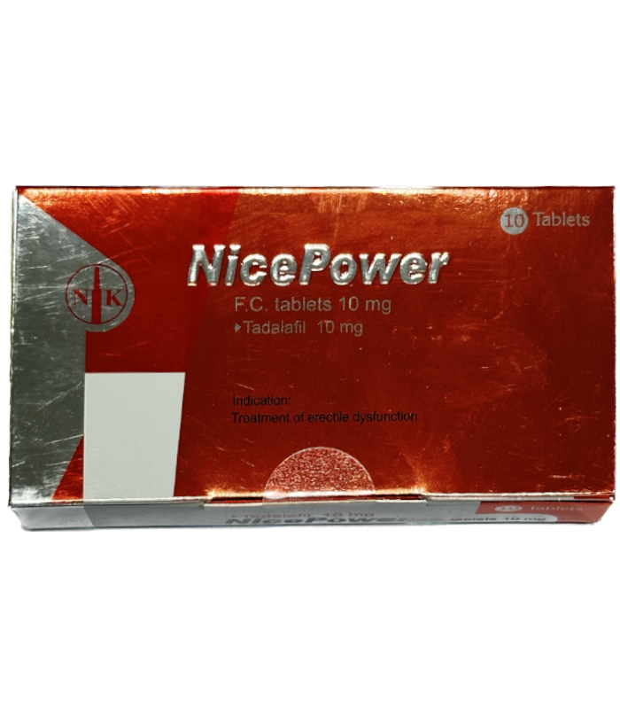 南光健力仕膜衣錠10mg（Nice Power）｜10顆裝・改善勃起功能障礙